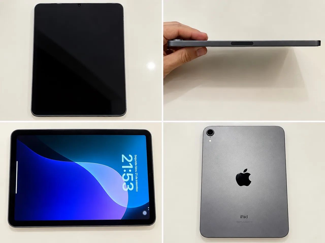 iPad mini 6 cinza espacial