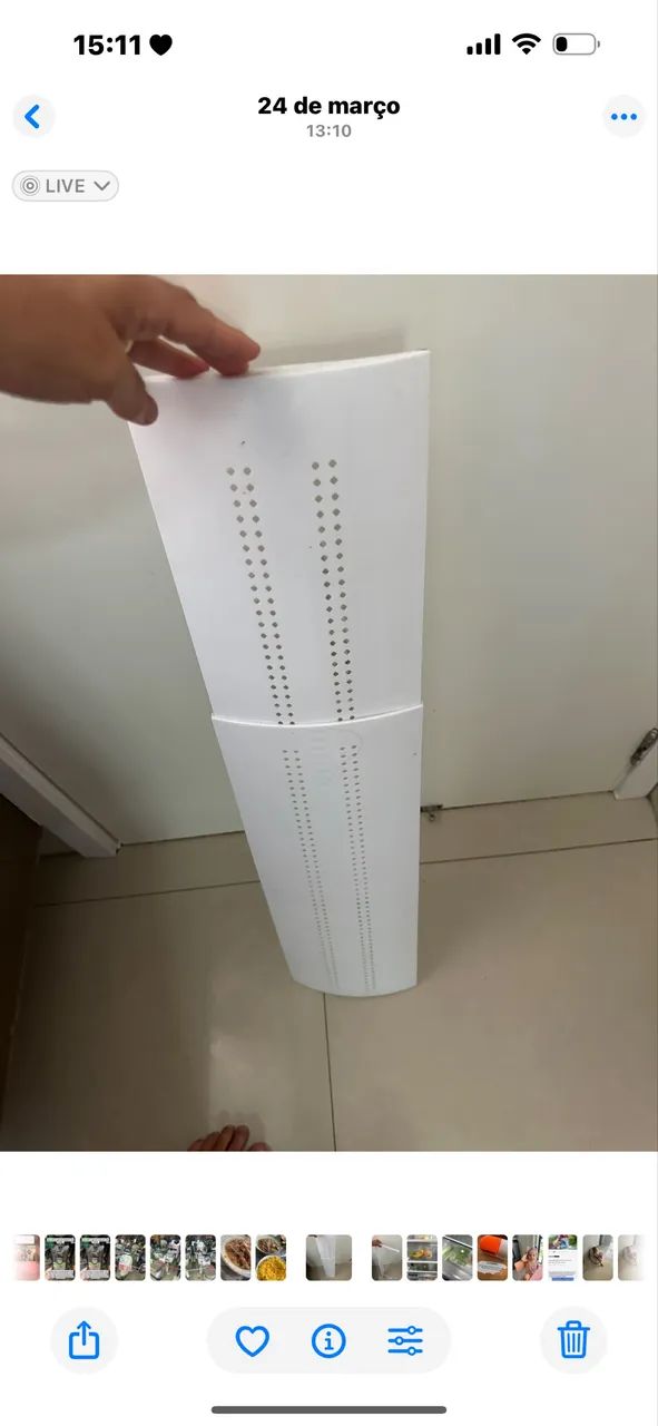Protetor de vento para ar-condicionado 