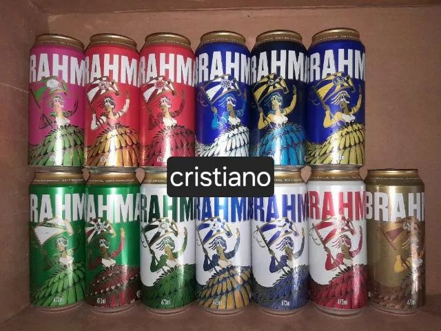 Latas Brahma das Escolas de Samba 2025 Carnaval completo 13 latas