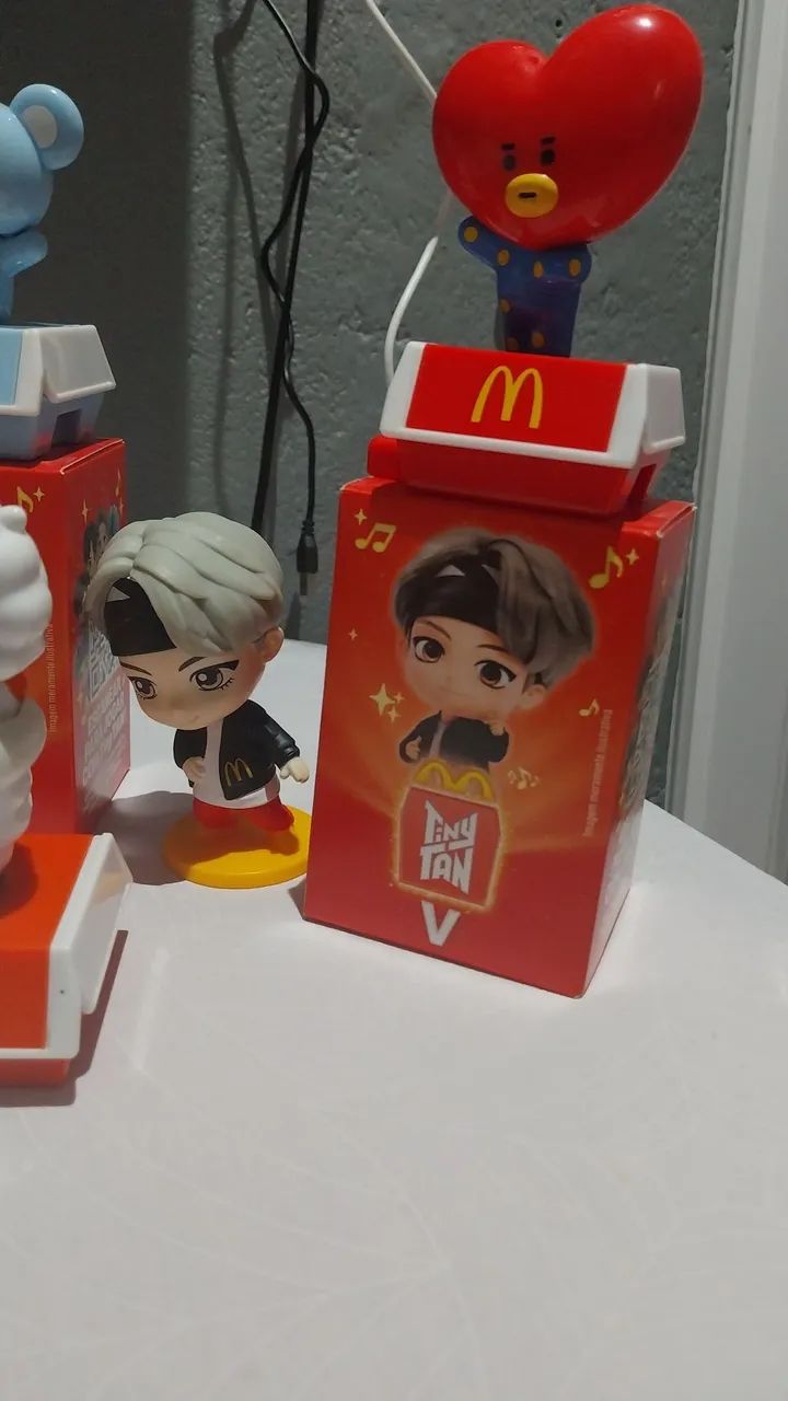 Coleção BTS TinyTAN McDonald's + BT21 Completa | Colecionador