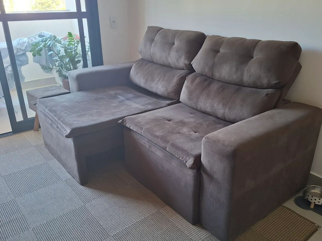 Sofa reclinavel em otimo estado - Foto 5
