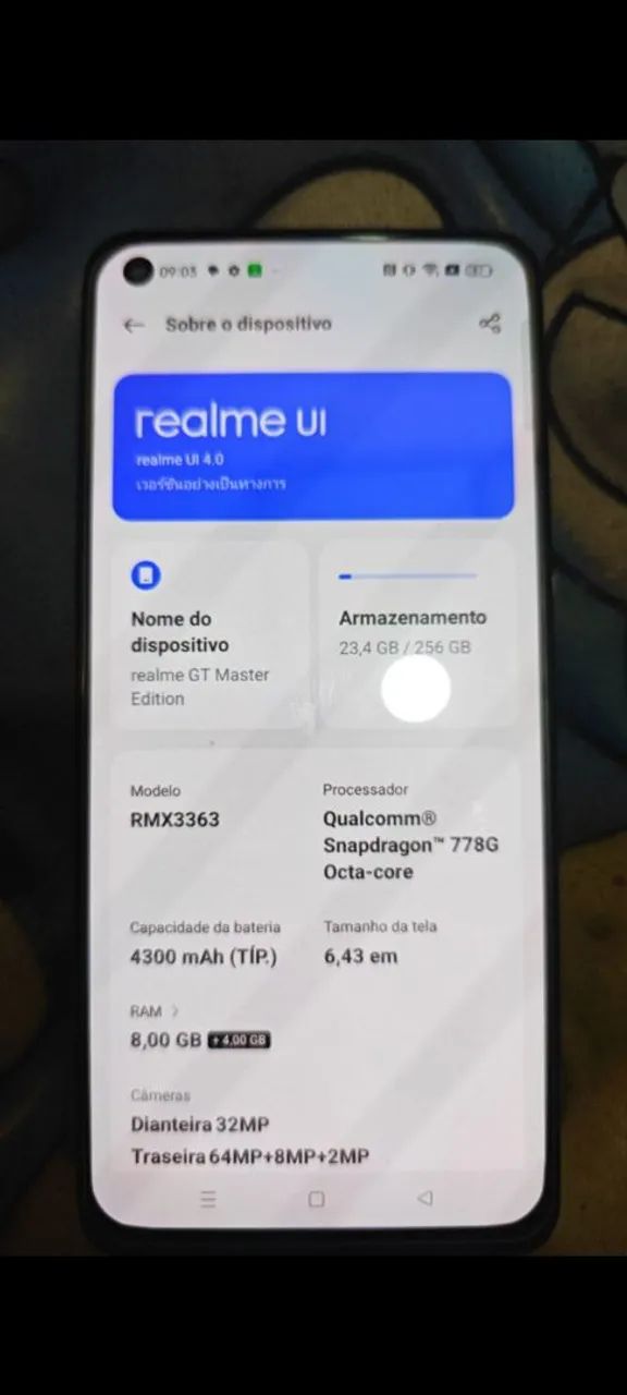 Celular realme G5 original funciona perfeitamente celular topissimo só 700$ - Foto 2