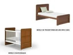 Berço Heuclar Hercules com Colchão Americanflex de Brinde