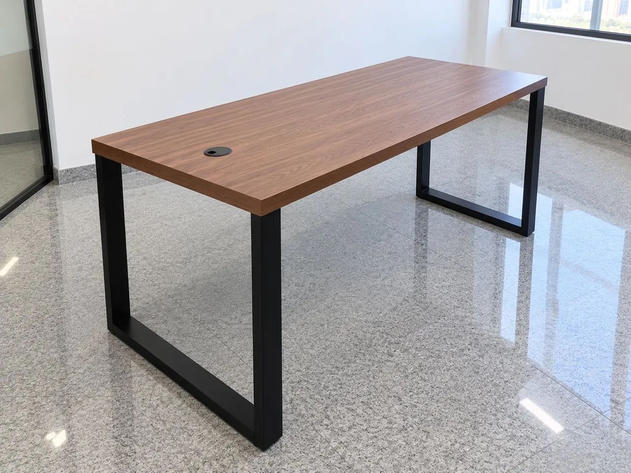 Mesa reta para escritório  - Foto 2