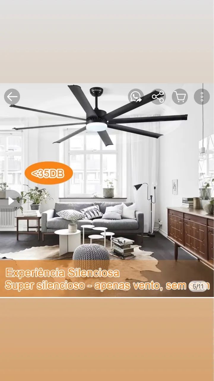 Ventilador de teto  - Foto 2