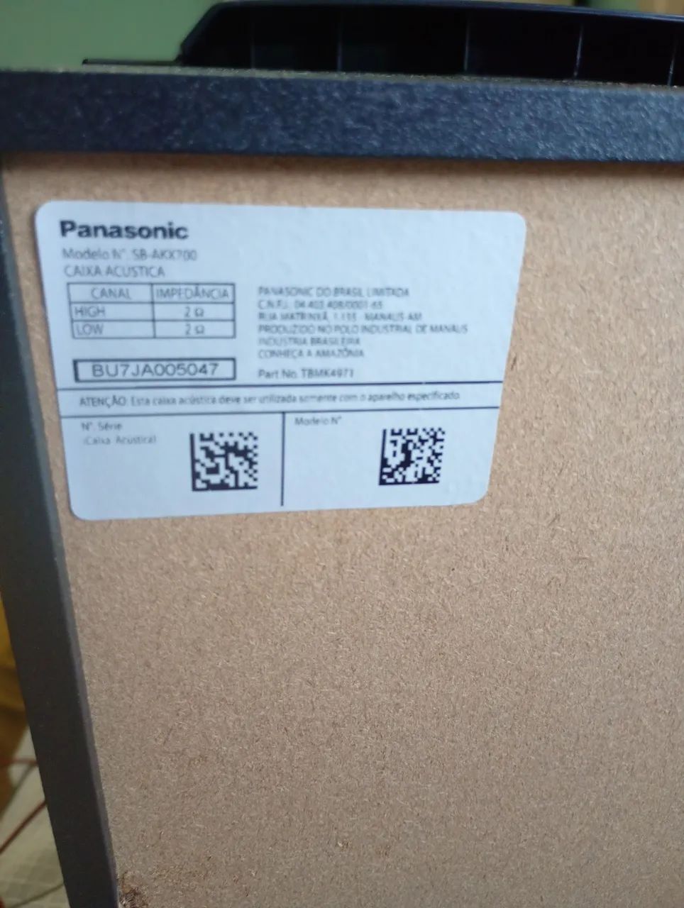 Caixa de som Panasonic  - Foto 4