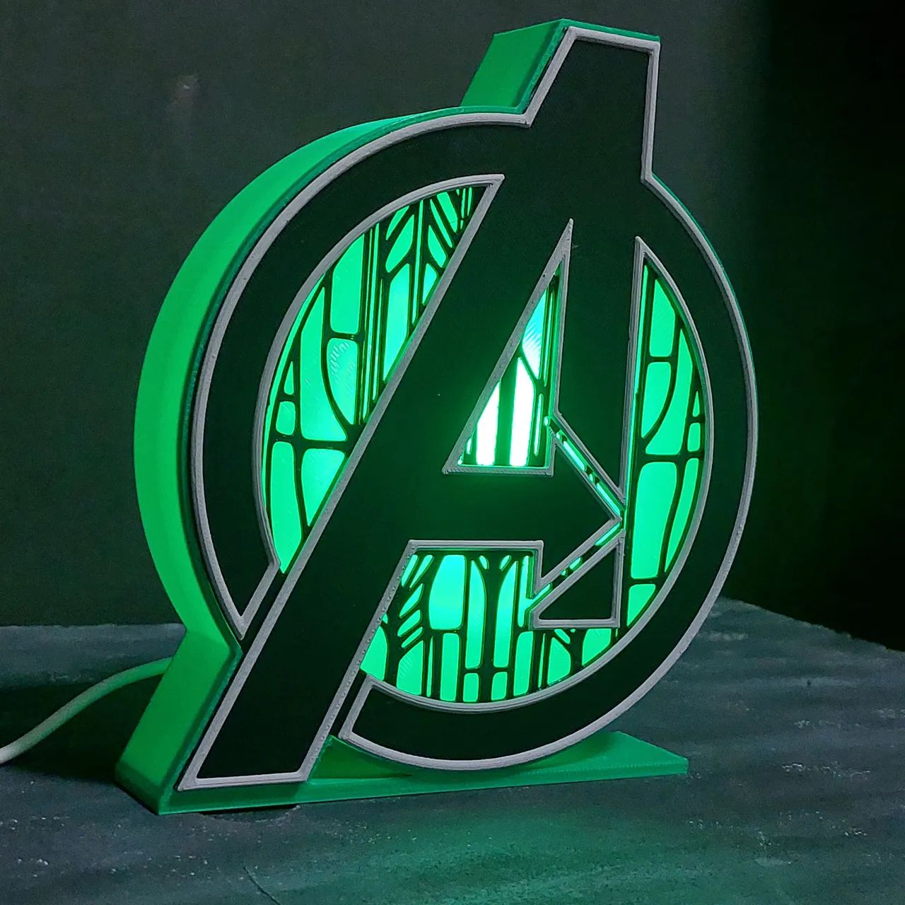 LUMINÁRIA 3D - AVENGERS DOOMSDAY - Foto 2