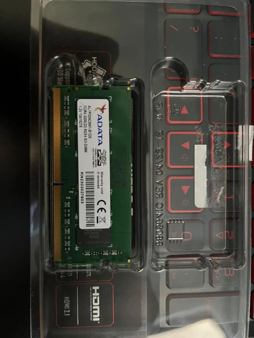 Memória RAM 8GB DDR4 3200MHz SO-DIMM ADATA para notebook - Foto 2