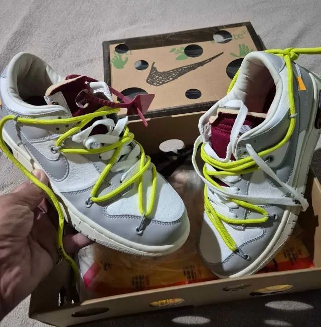 Sneaker Nike Dunk Low Off-White n 40 NOVO TOP