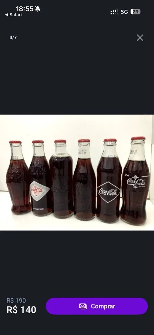 Coca cola colecionador 