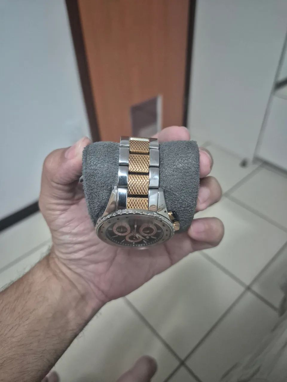 Relógio Monte Carlo Cronógrafo 43 mm - Foto 5