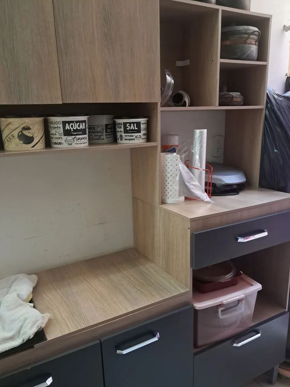 Armário de cozinha com espaço para cooktop - Foto 3