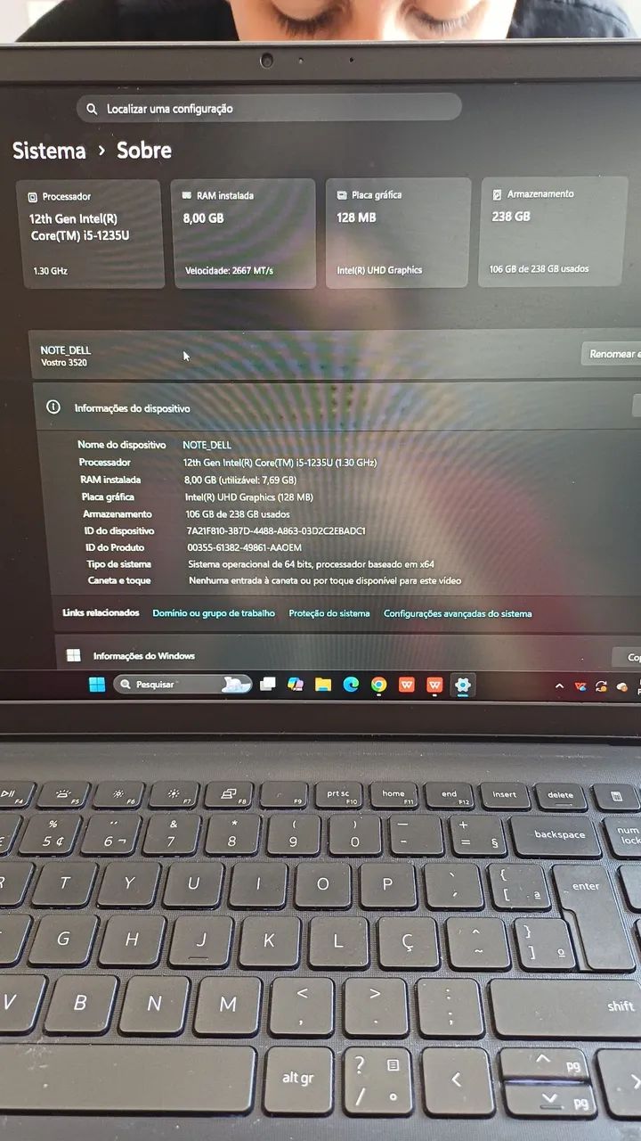 Notebook Dell Core i5