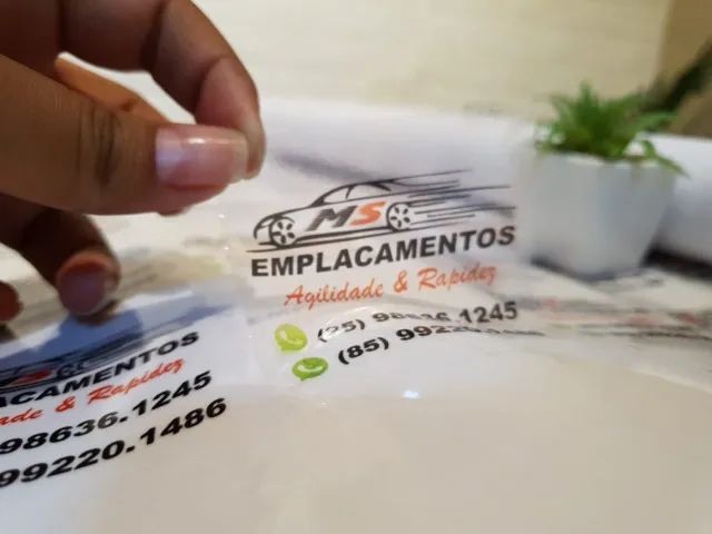 Adesivos para embalagens transparente personalizado 
