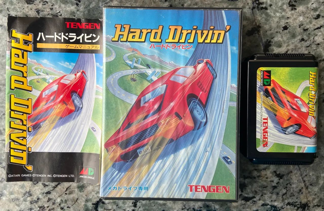 Jogo Mega Drive - Hard Drivin CIB
