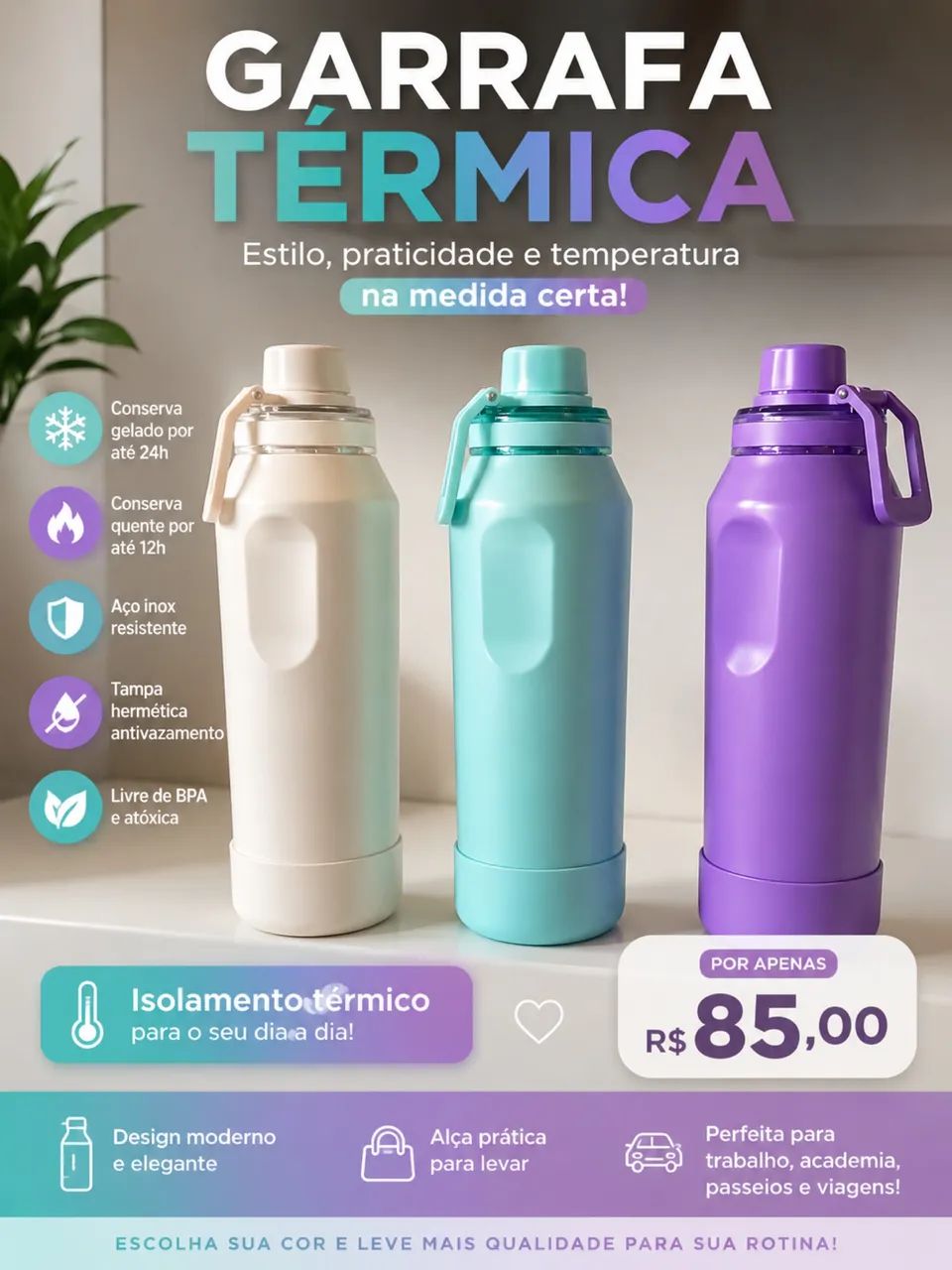 Garrafa Térmica 11000 ML produto novo 