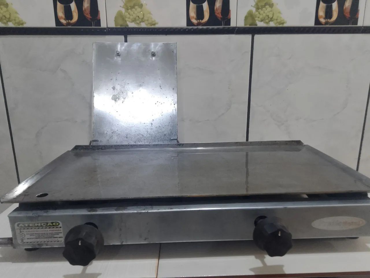 Chapa para Lanches 2 acendedores USADA - Foto 3
