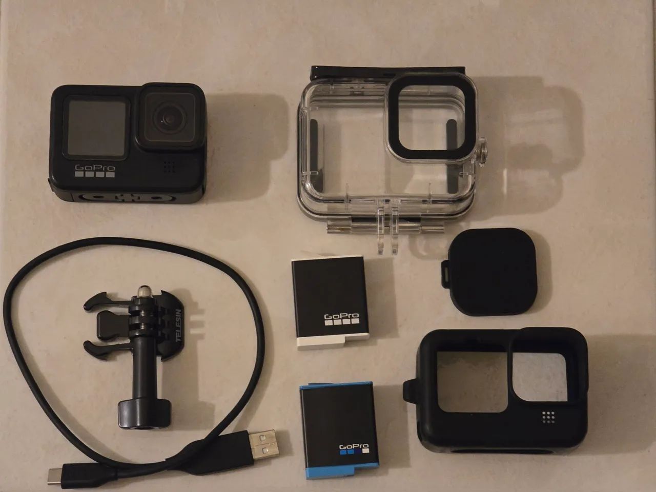 Go pro 9 gps com acessórios