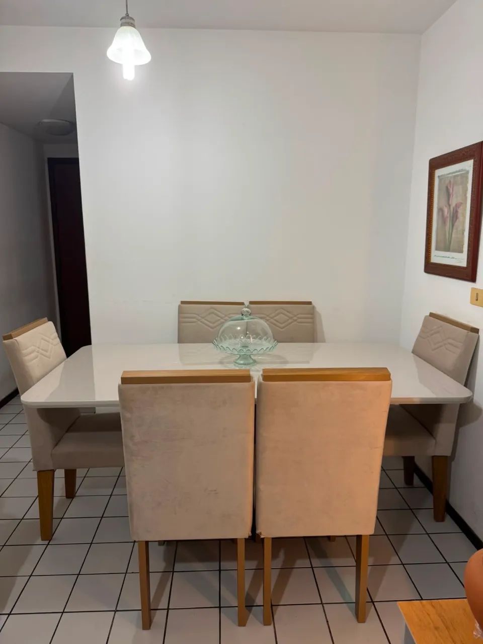 Mesa madeira com 6 cadeiras  - Foto 4