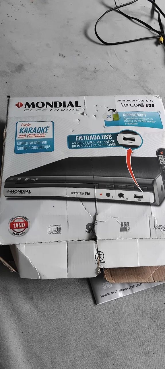 DVD player com  karaoke  - Foto 5