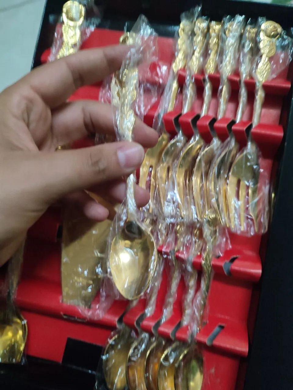 Talheres dourado  - Foto 5