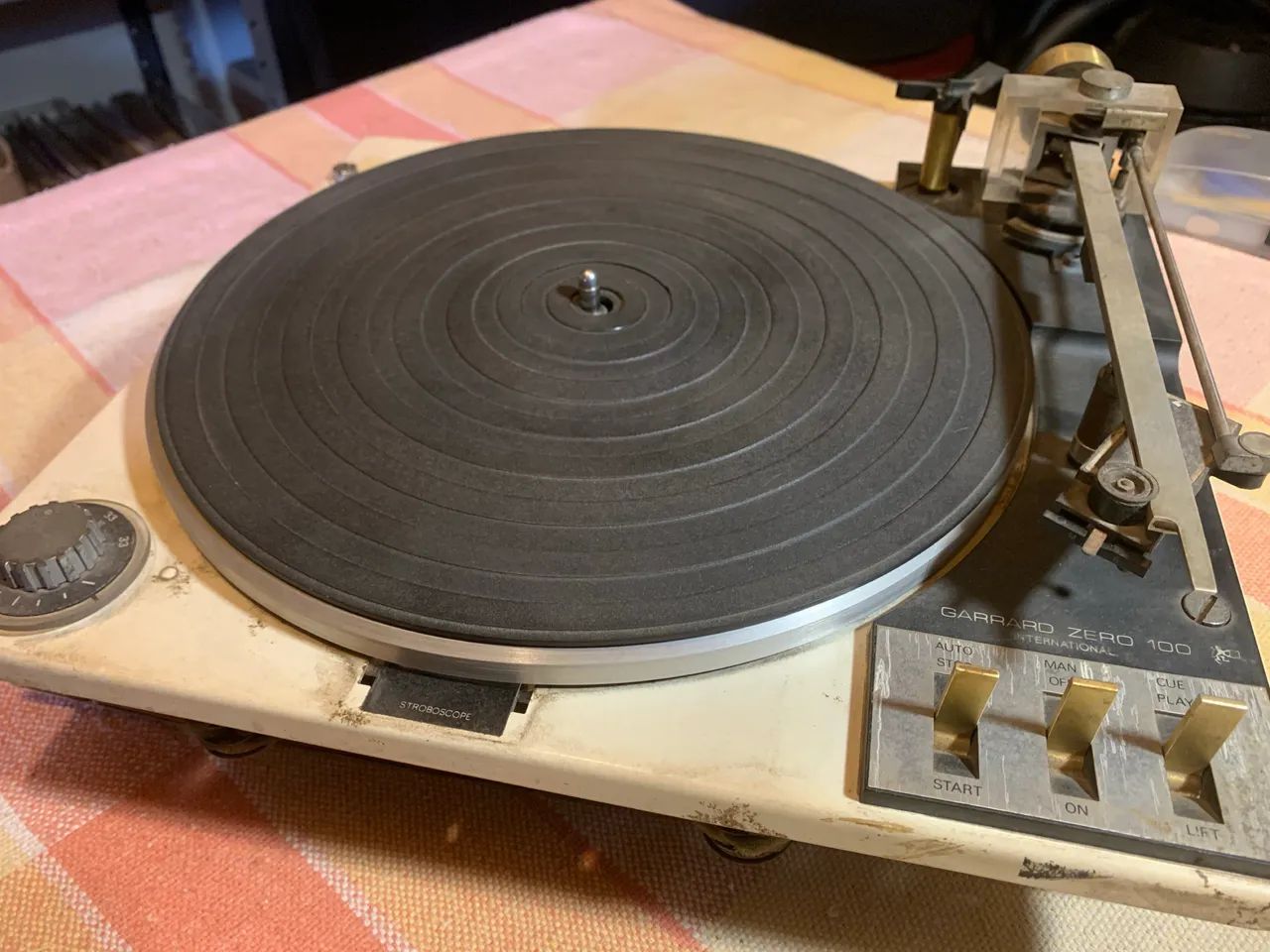 Toca-Discos GARRARD Zero 100 Vintage Original - Funcionando - Para Restauração