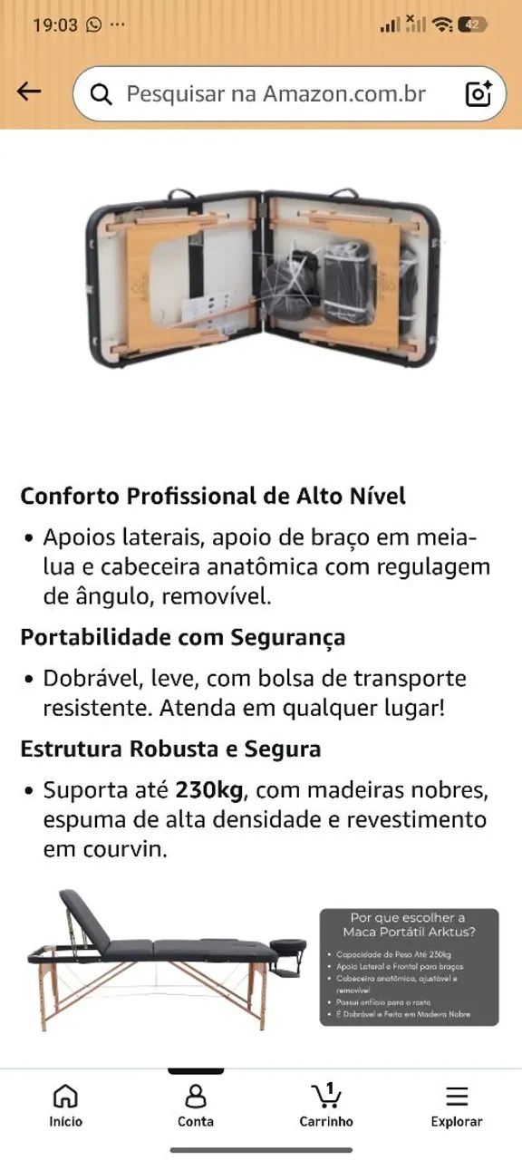 Maca Portátil Profissional Arktus - Foto 5
