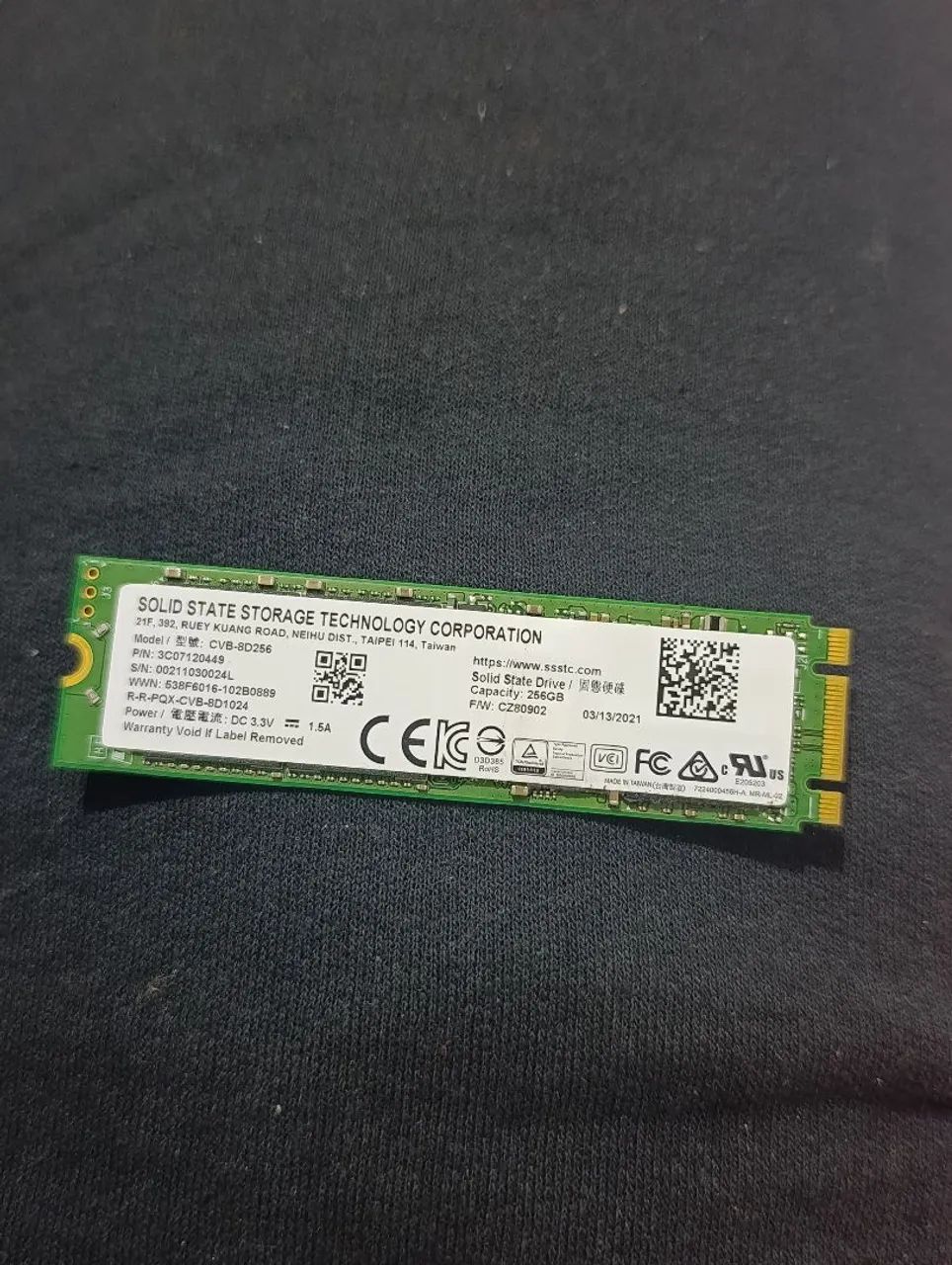 SSD M2 256 gb