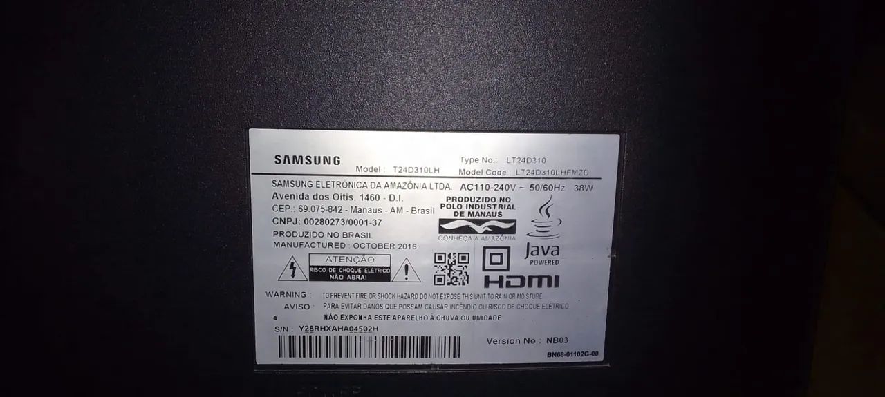 Televisão Samsung  - Foto 3