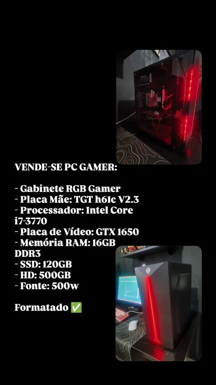 PC COMPUTADOR GAMER