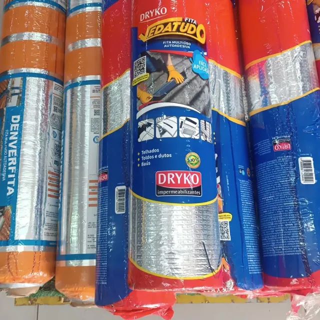 Fita Multiuso Alumínio 90cm X 10 Metros Vedatudo Dryko - Foto 2