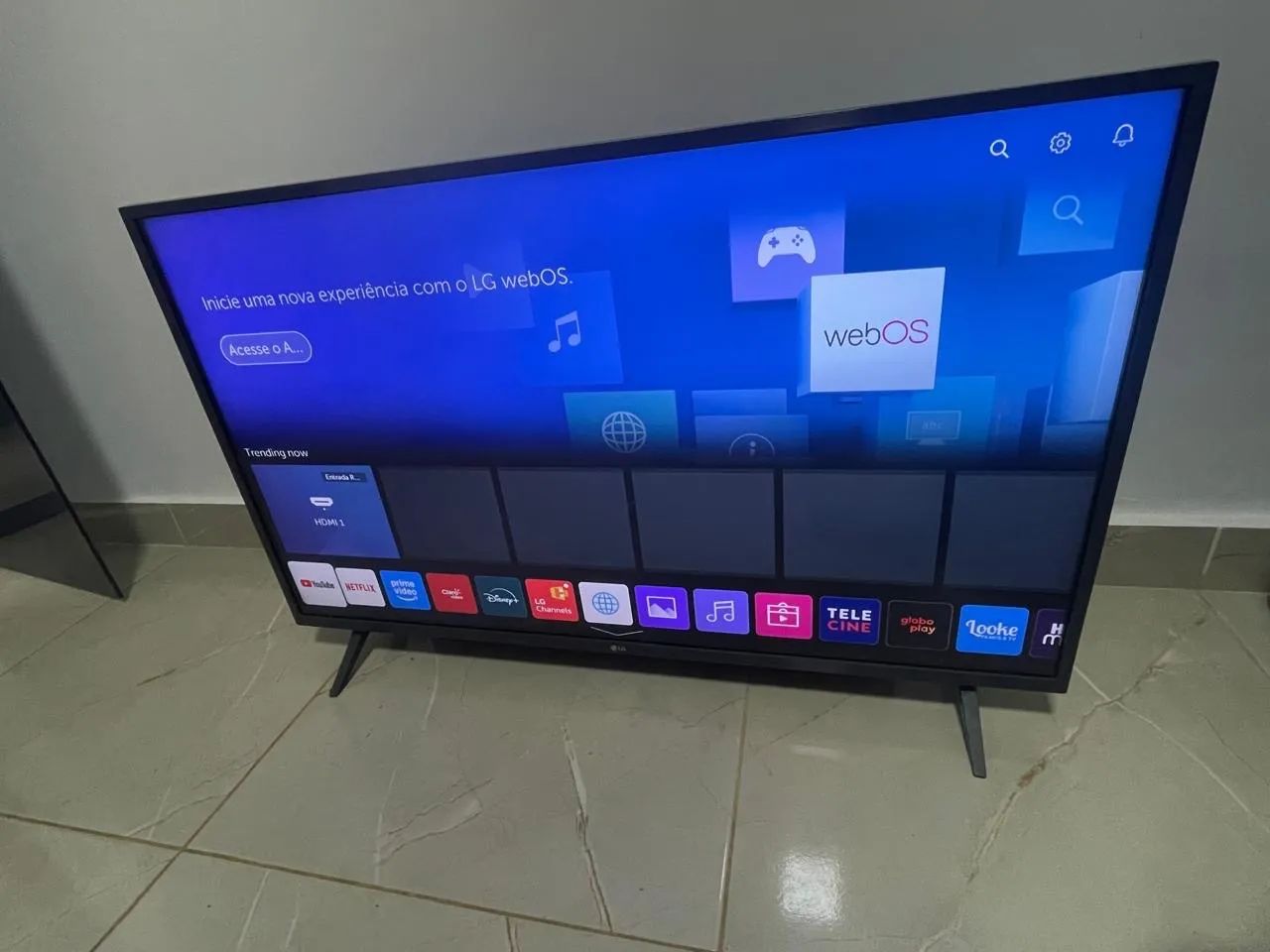 Smart TV LG 43 Polegadas Novinha, Sem Marcas de Uso! - Foto 3