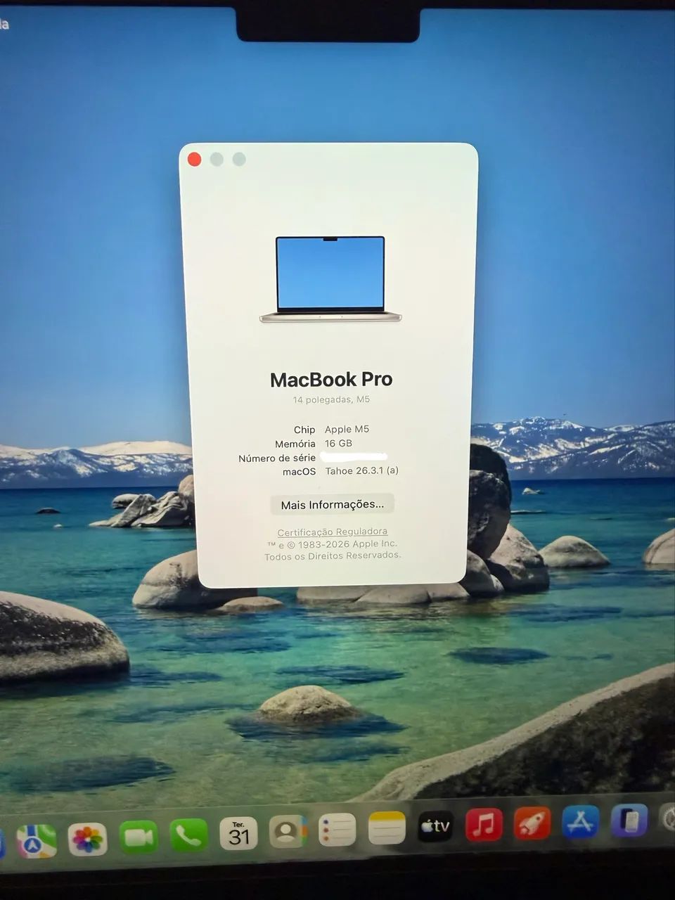 【新品未開封】MacBook pro 14インチ M5 16GB 1T Apple MacBook Pro M5 14” 16GB 1TB 2025 | Alto Desempenho A3434