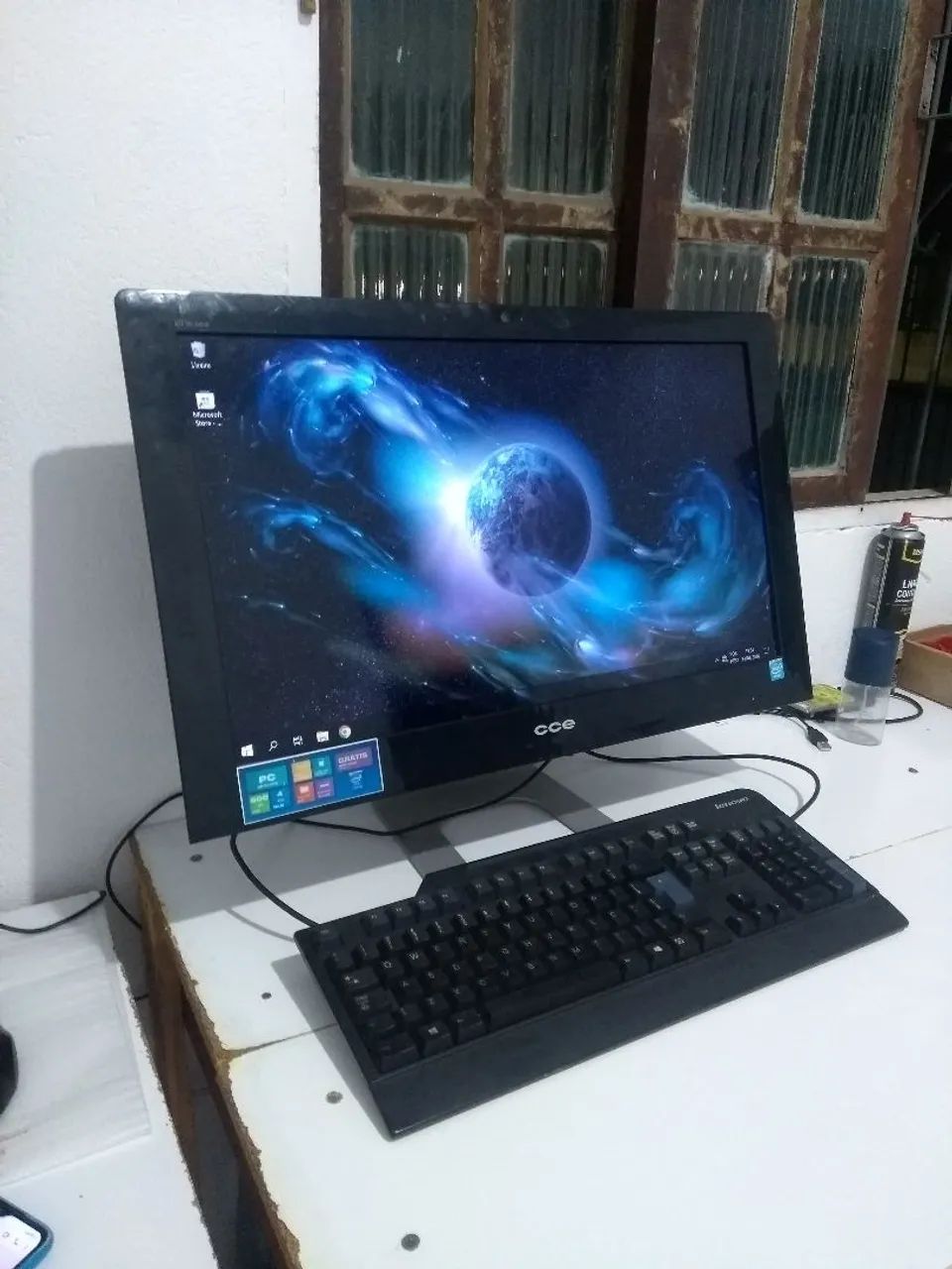 PC 24Polegadas,,8GB ram, Wifi( all in one)
