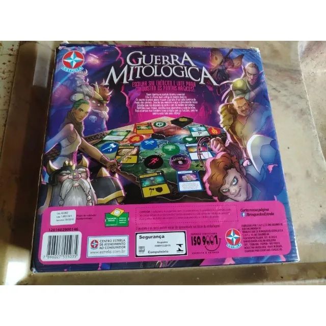 Guerra Mitologica Jogo de Tabuleiro Da Estrela - Completo - Foto 2