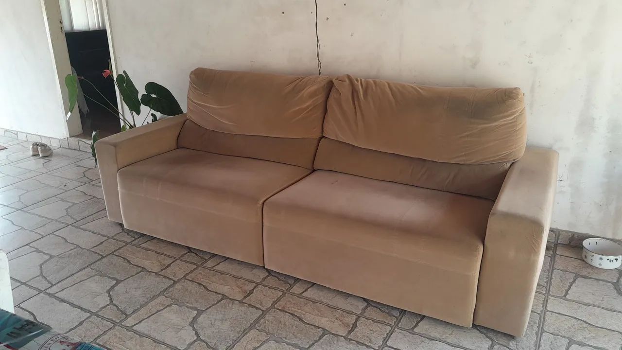 Sofa cama grande reclinavel - Foto 5