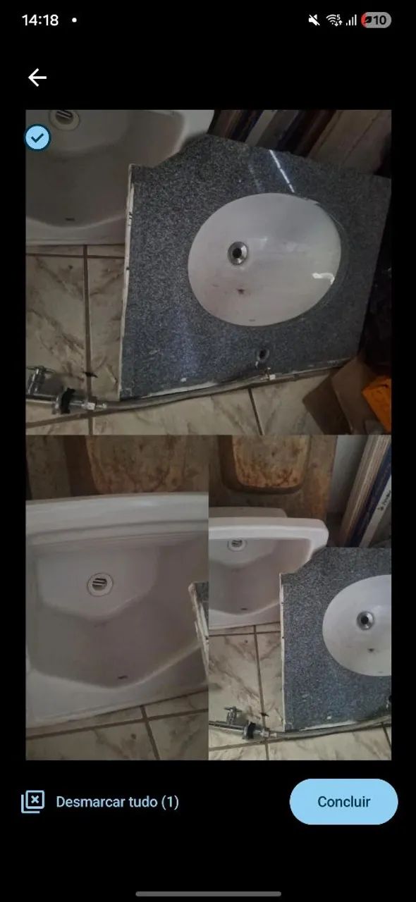 Pia da cozinha e tanquinho de parede.