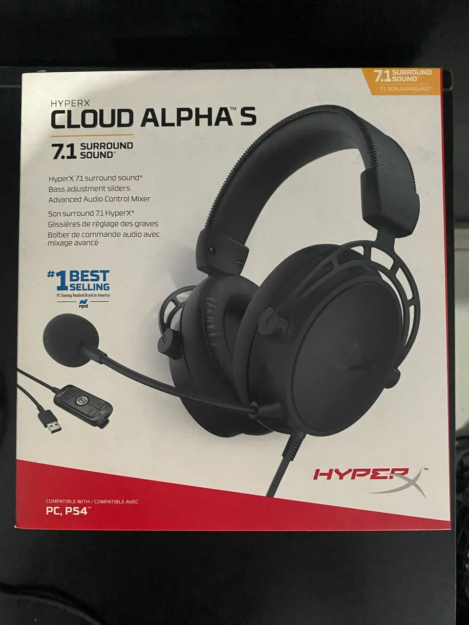 Headset HyperX Cloud Alpha S 