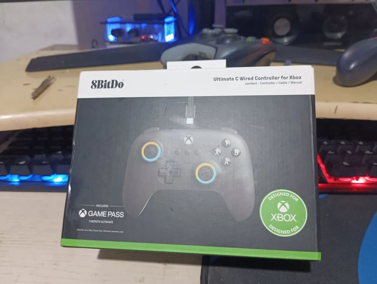 Controle com fio 8BitDo Ultimate C para Xbox