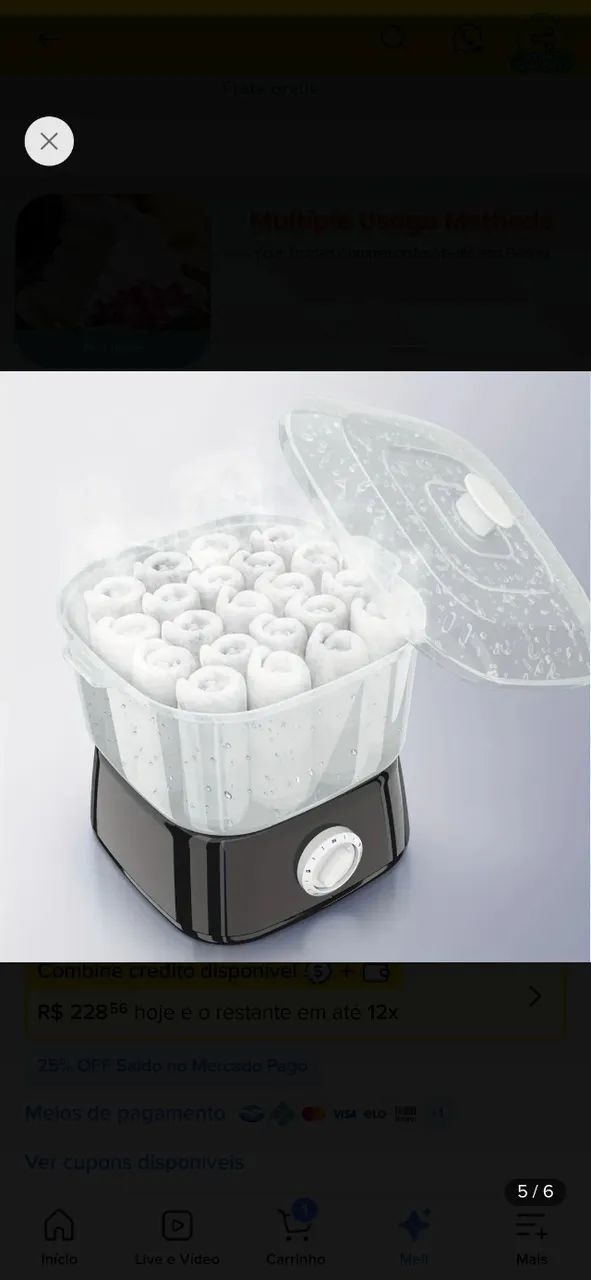 Mini aquecedor de toalhas 127 volts - Foto 3