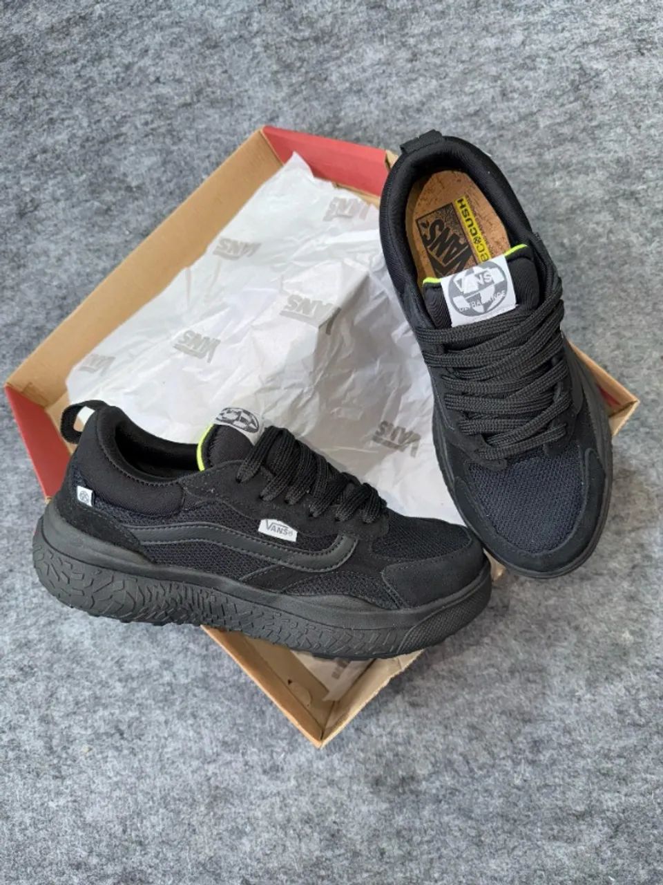Tênis Vans Neo Prime Couro Cor: All Black Unissex Premium Disponível 34 ao 43 (Foto Real) - Foto 2