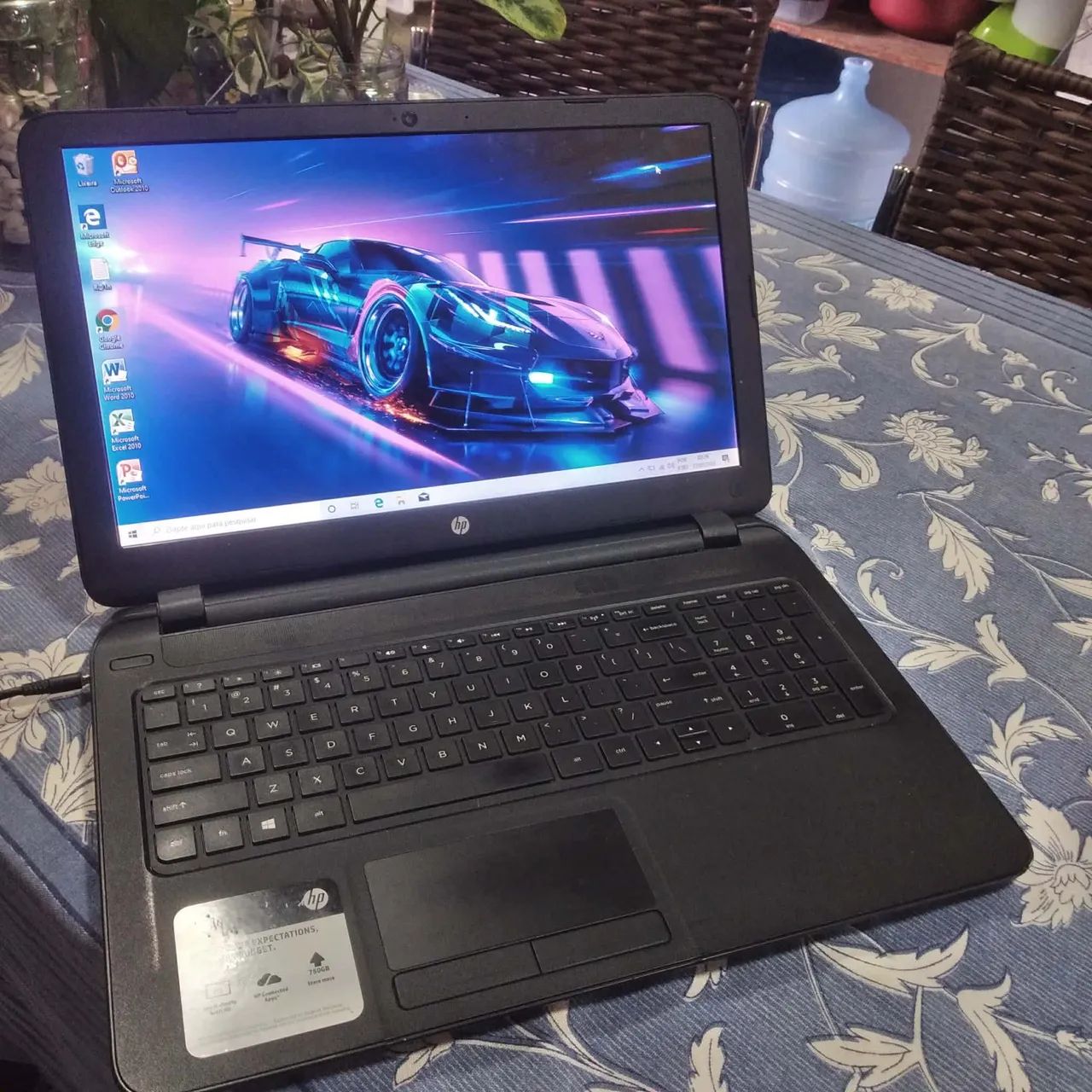 NOTEBOOK HP TELA GRANDE 15.6 POLEGADAS/ HD DE 750GB/ 8 DE RAM WINDOWS 10   ENTREGO - Foto 3