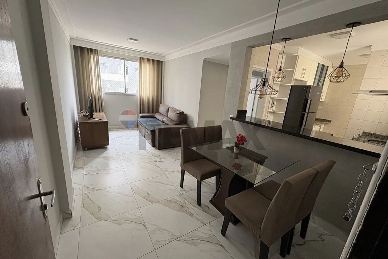 Apartamento mobiliado de 60m² e 3 dormitórios  Residencial Esplanada