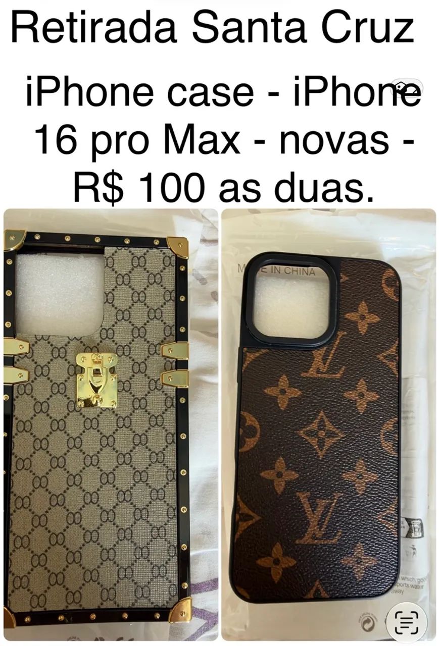 Capinha de iPhone 16 pro Max novas