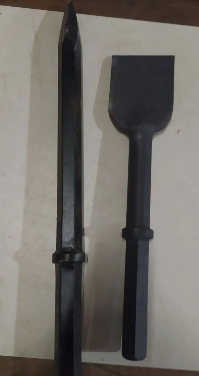 Ponteiro e Espátula sextavados 1.1/4" para rompedor 