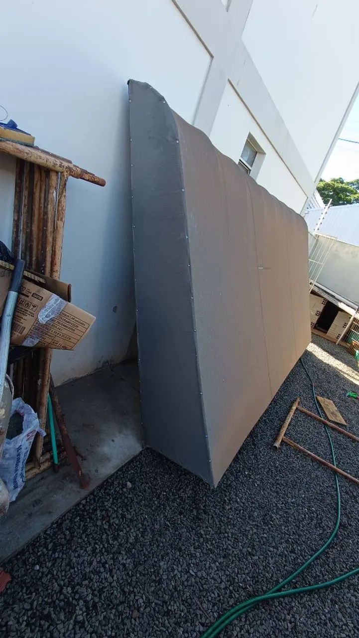 Toldo metálico 2,20m x 4,40m bem conservado - Foto 4
