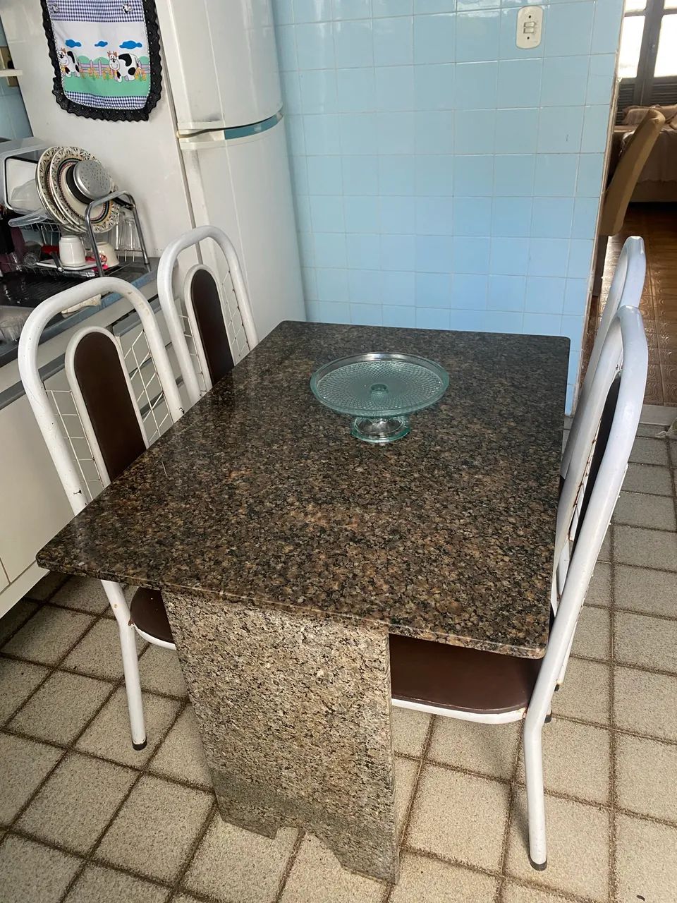 Mesa de Mármore 6 Cadeiras - Foto 5
