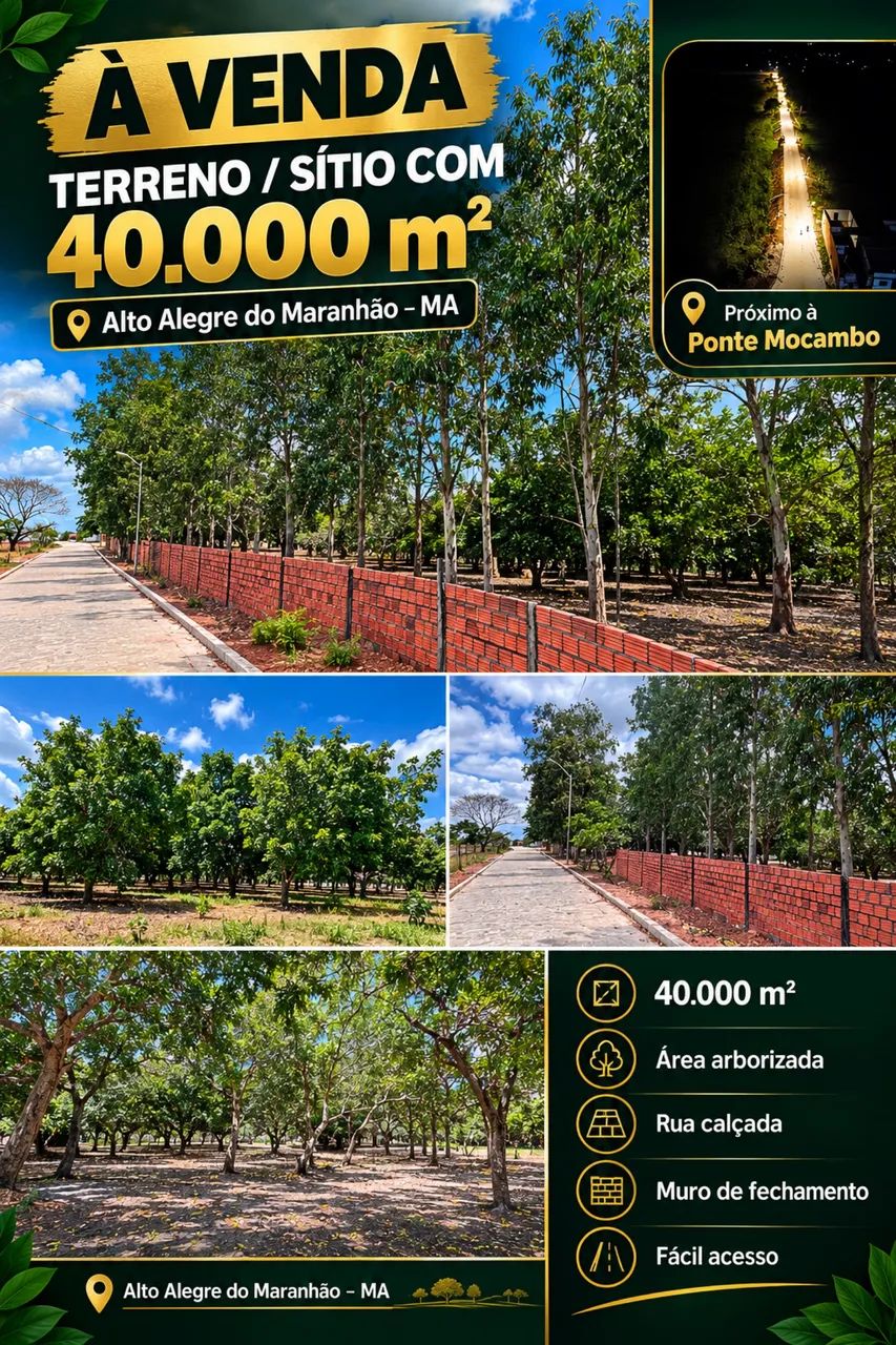 Sitio bem localizado 