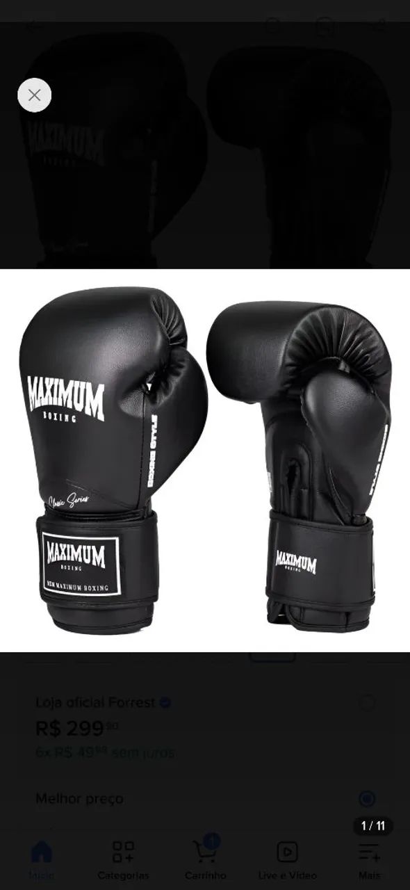 Luva de box