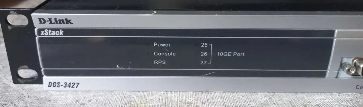 Switch Dlink Xstack DGS3427 24 portas
